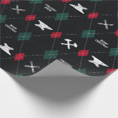 Blacksmith kerstpapier cadeaupapier (Hoek)