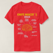 Blacksmith Knife Maker Bladesmith Knife T T-shirt (Design voorkant)