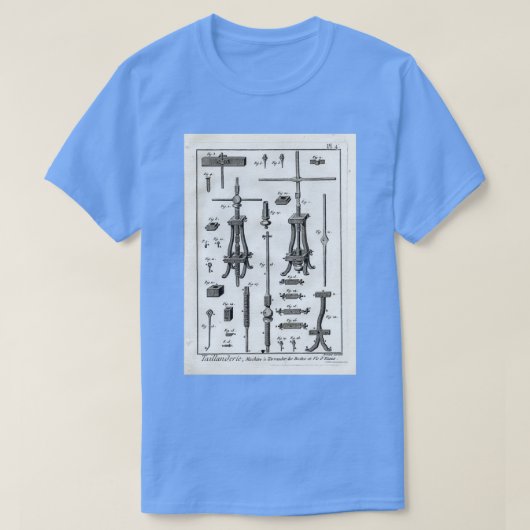 Blacksmith Leg Vise Maker Bord IV T T-shirt (Design voorkant)