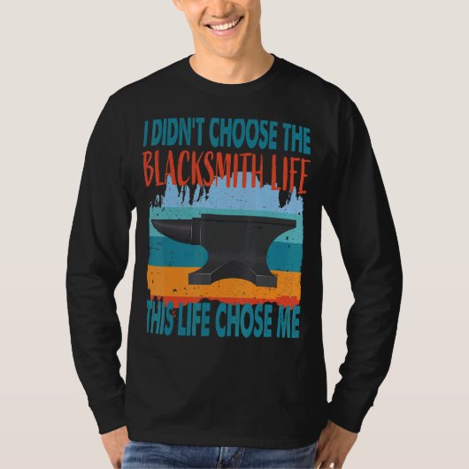 Blacksmith Life Anvil ontwerp T-shirt (Voorkant)