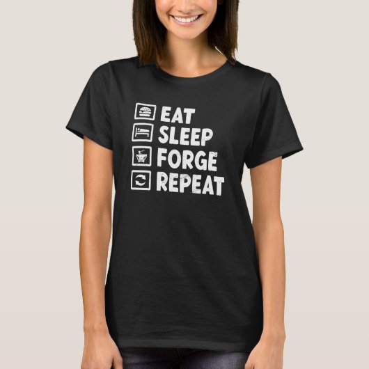 Blacksmith Life Metal Working Blacksmith Lifes T-shirt (Voorkant)