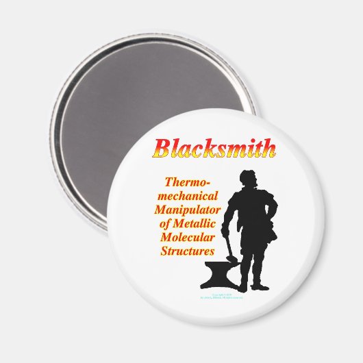 Blacksmith Magneet (Voorkant / Achterkant)