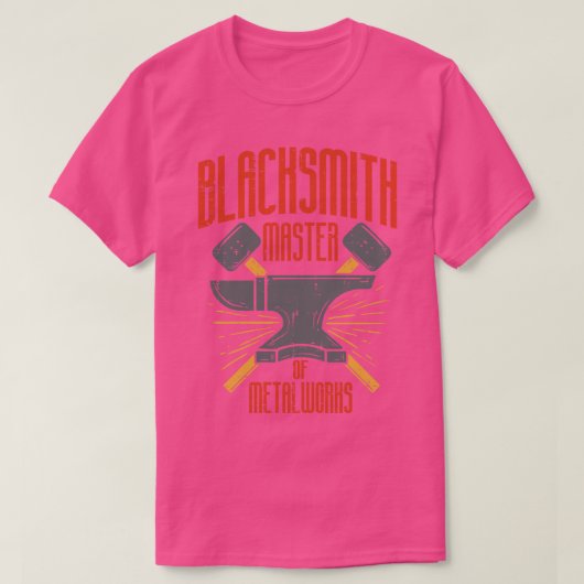 Blacksmith Master of Metalworks T-shirt (Design voorkant)