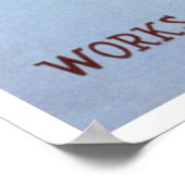 Blacksmith, met 1940 WPA Poster (Hoek)