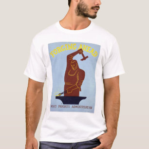 Blacksmith, met 1940 WPA T-shirt