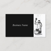 Blacksmith Metalen werk Metalen Fabricage Visitekaartje (Achterkant)