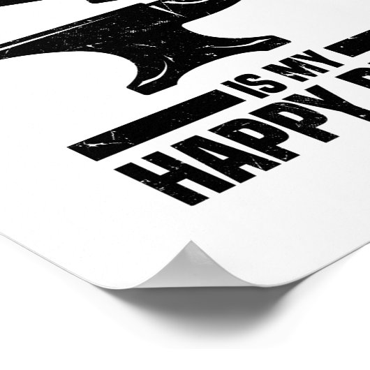 Blacksmith Metalsmith Smeing Blacksmithing Forge Poster (Hoek)