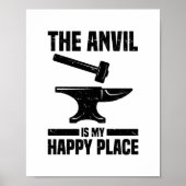 Blacksmith Metalsmith Smeing Blacksmithing Forge Poster (Voorkant)