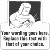 Blacksmith of Welder Promotion Sticker (Voorkant)