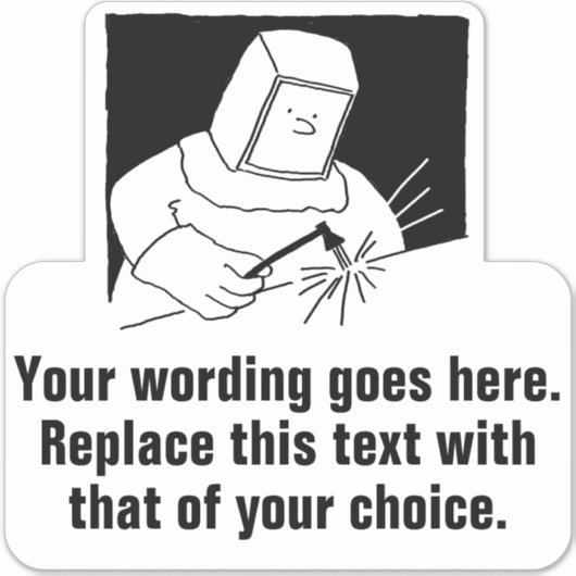 Blacksmith of Welder Promotion Sticker (Voorkant)