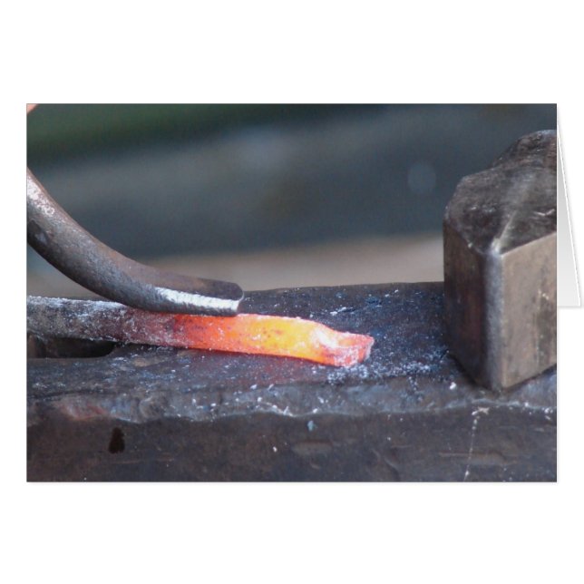 Blacksmith op het werk (Voorkant Horizontaal)