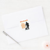 Blacksmith Ronde Sticker (Envelop)