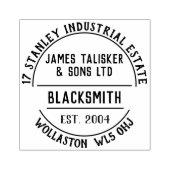 Blacksmith Rubber Stamp Rubberstempel (Afrduk)
