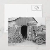 Blacksmith Shop, 1939 Briefkaart (Voorkant / Achterkant)