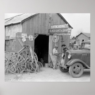 Blacksmith Shop, 1939.  foto Poster
