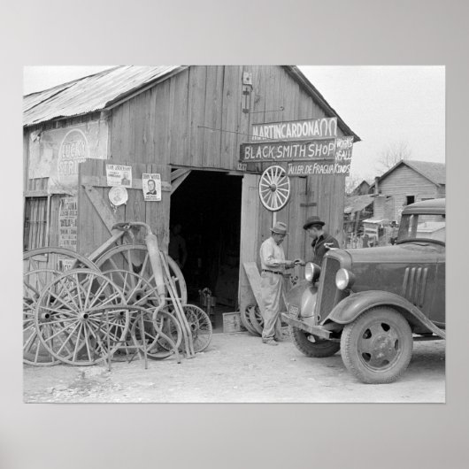 Blacksmith Shop, 1939.  foto Poster (Voorkant)