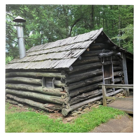 Blacksmith Shop in Mabry Mill, Virginia Tegeltje (Voorkant)