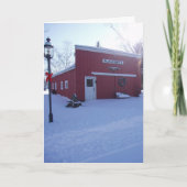 “Blacksmith Shop” Kerstkaart Kaart (Voorkant)