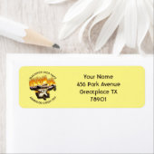 Blacksmith Shop met aambeeld en hamer in brand Etiket (Insitu)