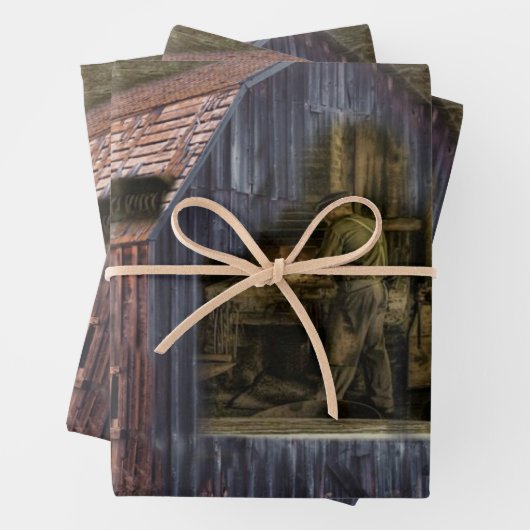  Blacksmith Shop Welder Inpakpapier Vel (In situ)