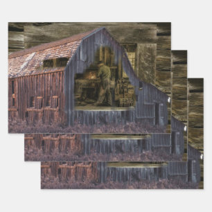 Blacksmith Shop Welder Inpakpapier Vel