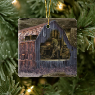 Blacksmith Shop Welder Keramisch Ornament