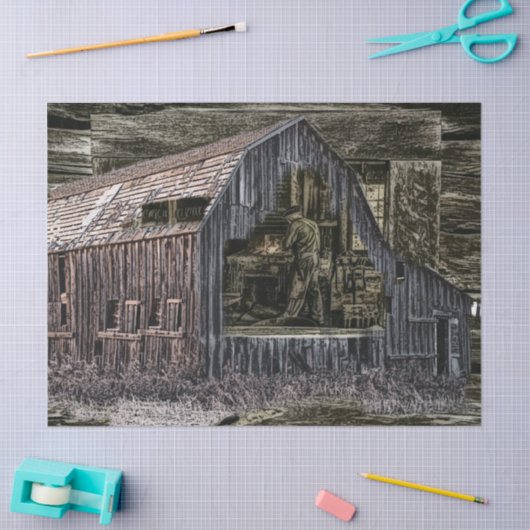  Blacksmith Shop Welder Tissuepapier (Craft)