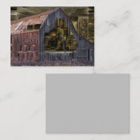  Blacksmith Shop Welder Visitekaartje (Voorkant / Achterkant)