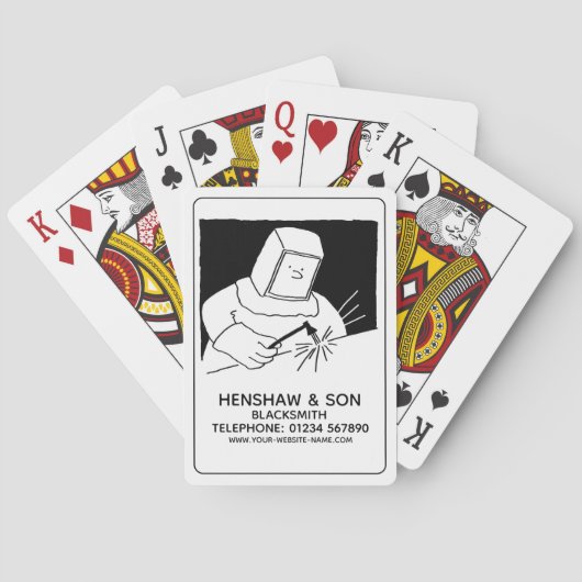 Blacksmith-speelkaarten Pokerkaarten (Achterkant)