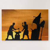 Blacksmith Sunset. Legpuzzel (Horizontaal)