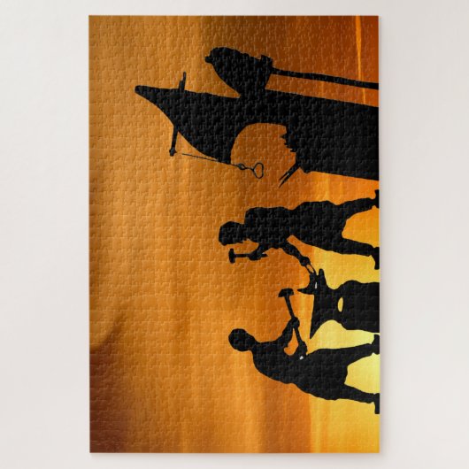 Blacksmith Sunset. Legpuzzel (Verticaal)