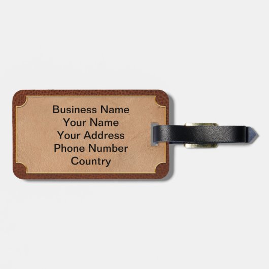 Blacksmith - The Ironmongers of Maidenhead 1900 Bagagelabel (Achterkant horizontaal)