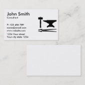 Blacksmith tools visitekaartje (Voorkant / Achterkant)