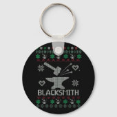 Blacksmith Ugly KerstSweater Sleutelhanger (Voorkant)
