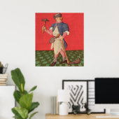 Blacksmith uit Le Livre des Echecs Moralizes Poster (Thuiskantoor)