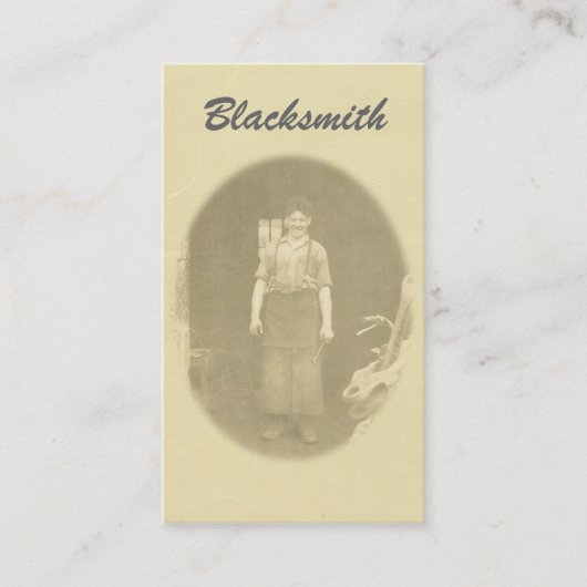 Blacksmith Visitekaartje (Voorkant)