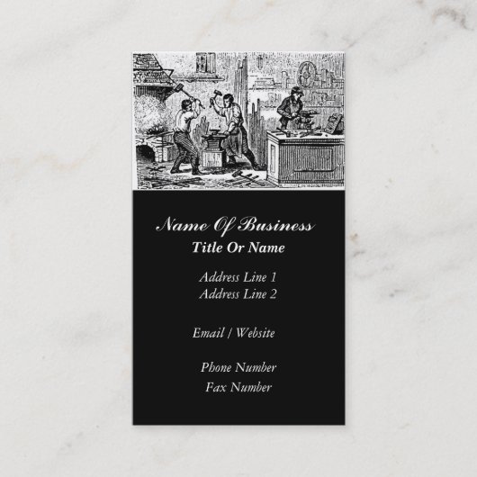 Blacksmith Visitekaartje (Voorkant)