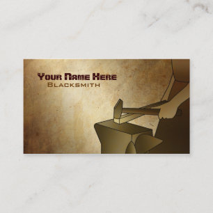Blacksmith Visitekaartjes