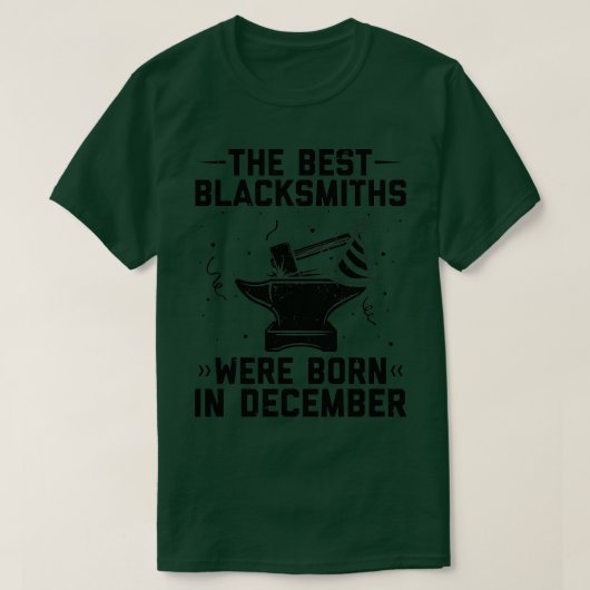 Blacksmithing Birthday T-shirt (Design voorkant)