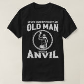 Blacksmithing Gift Idee for Men Blacksmith Anvil T T-shirt (Design voorkant)