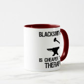 Blacksmithing is goedkoper dan therapiefoute mok (Voorkant rechts)