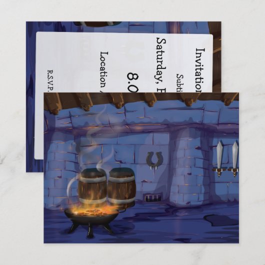 Blacksmiths Forge Kaart (Voorkant / Achterkant)