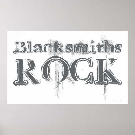 Blacksmiths Rock Poster (Voorkant)