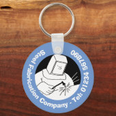 Blacksmiths & Welders Steel Fabricage & Welding Sleutelhanger (Voorkant)