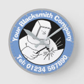 Blacksmiths, Welders & Steel Fabricators Ronde Klok (Voorkant)