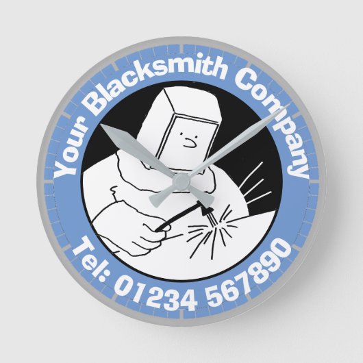 Blacksmiths, Welders & Steel Fabricators Ronde Klok (Voorkant)