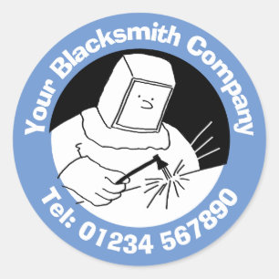 Blacksmiths, Welders & Steel Fabricators Ronde Sticker