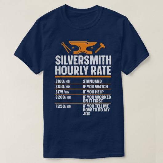 Blacksmyth Blacksmith Silversmith T T-shirt (Design voorkant)