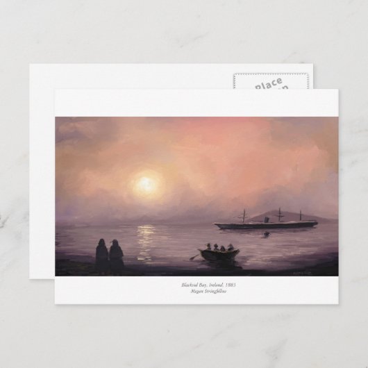 Blacksod Bay, 1883 briefkaart (Voorkant / Achterkant)