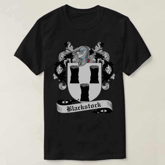 Blackstock Crest Tartan Clan Scottish Clan T-shirt (Design voorkant)